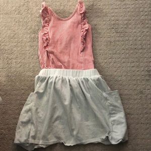 Remie Girl Skirt and Leo set